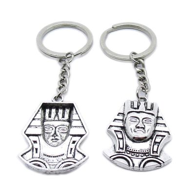 1 Pieces Keyring Keychain Wholesale Suppliers Jewelry Clasps FO6A3G Egyptian Pharaoh