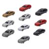LoveinDIY 10 /87 HO Scale Model Car Mini Vehicle Racing Car Parking Scenery Street Layout Table Diorama Decoration Accessories view 2