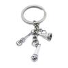 10 Pieces Keychain Keyring Jewellery Clasps Charms Suppliers OY1J4W Microphone Violin Speaker Trumpet Loudspeaker Horn view 1