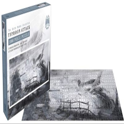 Typhoon Attack: Bellica Military Range (1000 Piece Jigsaw)