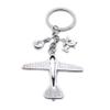 100 Pieces Keychain Keyring Jewellery Clasps Charms Suppliers ZR4I8C Aircraft Airplane Helicopter Sack Bag Money Dollar view 2