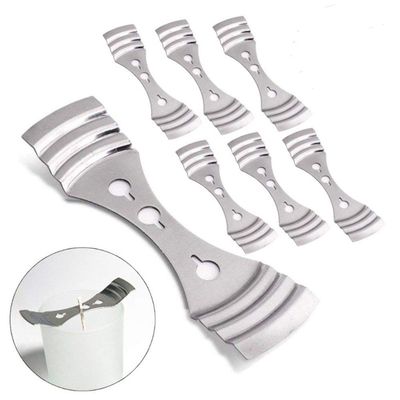 MoonyLI Silver Stainless Steel Candle Wick Centering Devices Metal Candle Wick Centering Device Candle Wick Centering Device 10Pcs