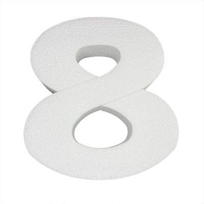 Smooth Foam Numbers - 12 Inches (Number 8)
