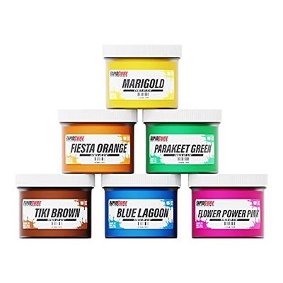 Screen Print Direct Rapid Cure Tropical 6 Color Plastisol Ink - Low Temp Curing, 8 oz. by Screen Print Direct