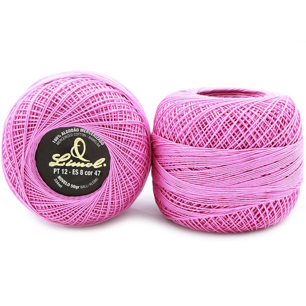 Limol 50 Grs 100% Mercerized Crochet Thread Set of 2 Cotton Balls (L47)