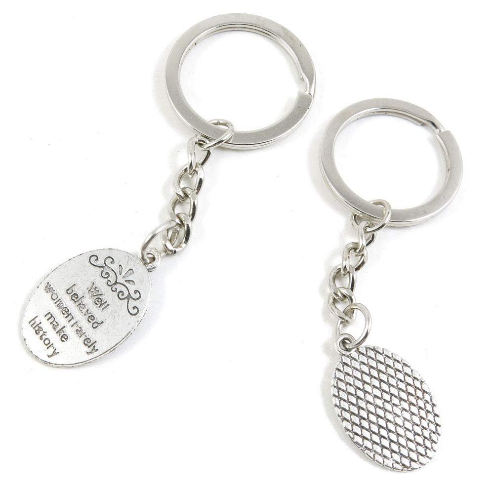 10 Pieces Keyring Keychain Wholesale Suppliers Jewelry Clasps T9TE7E Well Behaved Women Rarely Make History