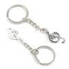 100 Pieces Keyring Keychain Wholesale Suppliers Jewelry Clasps N8OM7X Music Musical Note view 1