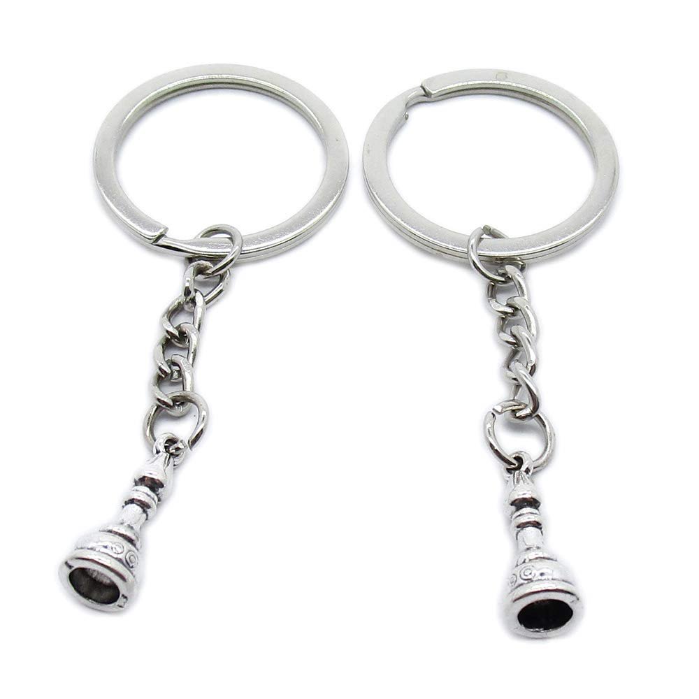 1 Pieces Keyring Keychain Wholesale Suppliers Jewelry Clasps LZ3A4N Chess Bishop