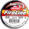 Beadsmith FIRELINE Beading Thread Crystal/Smoke 4LB 6LB 8LB 50 YRD/Spool (Smoke, 8LB 0.17mm) with Fine Beading Needle Bundle Kit for Jewelry Making & Beadwork view 2