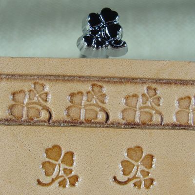 O147 Clover Leaf Stamp, Japan Select Leather Stamping Tool