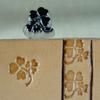 O147 Clover Leaf Stamp, Japan Select Leather Stamping Tool view 2