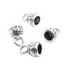 290 Pieces Antique Silver Tone Jewelry Charms Suppliers Arts Crafts Making Beading Findings Crafting SO0T6F Tassel Head Leather Cord End Cap view 1