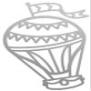 Couture Creations New Adventure DIE BALLOO, Air Balloon view 1