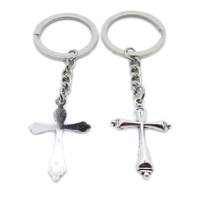 1 Pieces Keyring Keychain Wholesale Suppliers Jewelry Clasps YK1146 Latin Cross