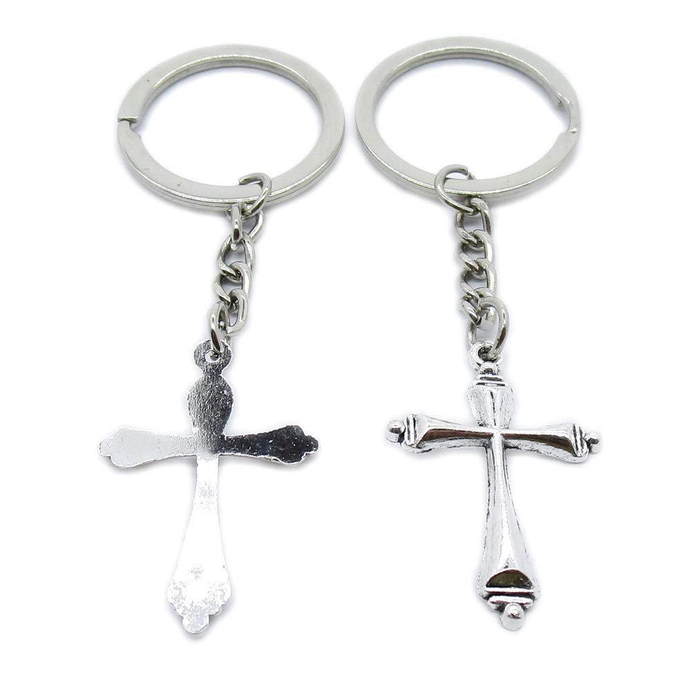1 Pieces Keyring Keychain Wholesale Suppliers Jewelry Clasps YK1146 Latin Cross
