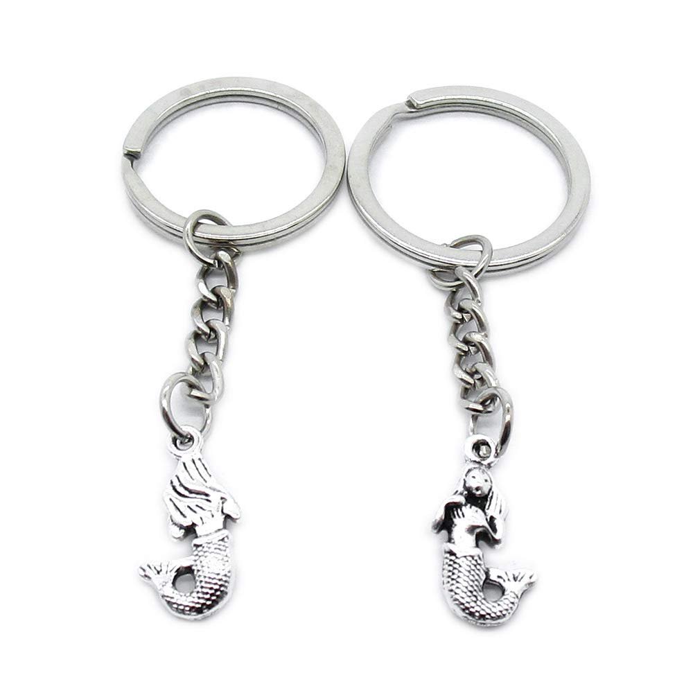 1 Pieces Keyring Keychain Wholesale Suppliers Jewelry Clasps SI6R2U Mermaid