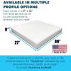 FOAMMA 9" x 27" x 30" Medium Density Upholstery Foam Cushion (Seat Replacement, Upholstery Sheet, Foam Padding) Made in USA view 2