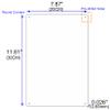 Ebamaz Aluminum Metal Signs Sublimation Blanks 200X300X0.65mm Nameplates for Heat Transfer Press UV Print 4 Drilled Holes 5PCS (Pearl White) view 4