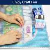 LAPATAIN Latch Hook Kits DIY Crochet Yarn Kits,Carpet Embroidery Hook Rug Kit Needlework Sets Cushion for Adults Home Decor Dog 20x15inch view 2