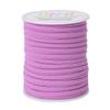 Elecrelive 65.62Feet/Roll Nylon Braided Elastic Cord 1/5 inch Flat Width Stretchy Elastic Band Beading String for DIY Headband Earloop Making Sewing and Crafting, MediumOrchid view 1
