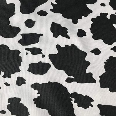 100% Cotton Fabric Sold by The Yard 1 Yard = 36 in. Length (Cow Print Black White)