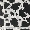 100% Cotton Fabric Sold by The Yard 1 Yard = 36 in. Length (Cow Print Black White) view 3