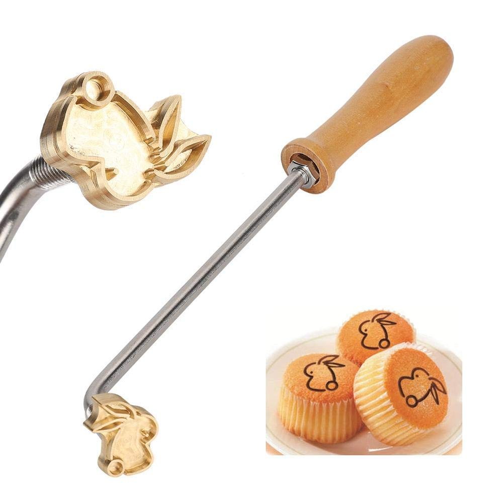 Cake Wood Branding, Iron Burning Stamp Heating Machine Baking Cake Tool Leather Working Tools for Wood Bread Stamping