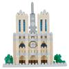 nanoblock - World Famous Buildings - Notre Dame Cathedral, Sight to See Series Building Kit view 4