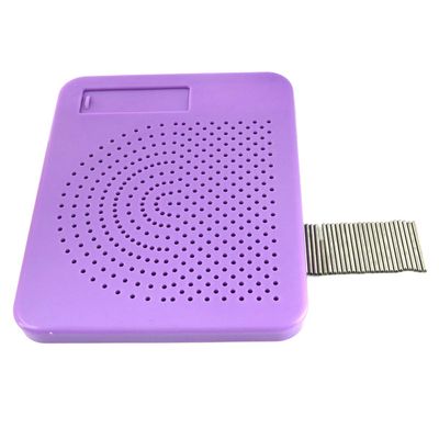 E-outstanding Quilling Knitting Board Purple Plastic Quilter's Grid Guide for Paper Folding Crafting DIY Handmade Portable Quilling Crafts Tool