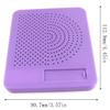 E-outstanding Quilling Knitting Board Purple Plastic Quilter's Grid Guide for Paper Folding Crafting DIY Handmade Portable Quilling Crafts Tool view 3