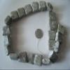 Beads, Composit Reconstituted Mosaic Gemstone Trapezoid 20x18mm - x5pcs view 2