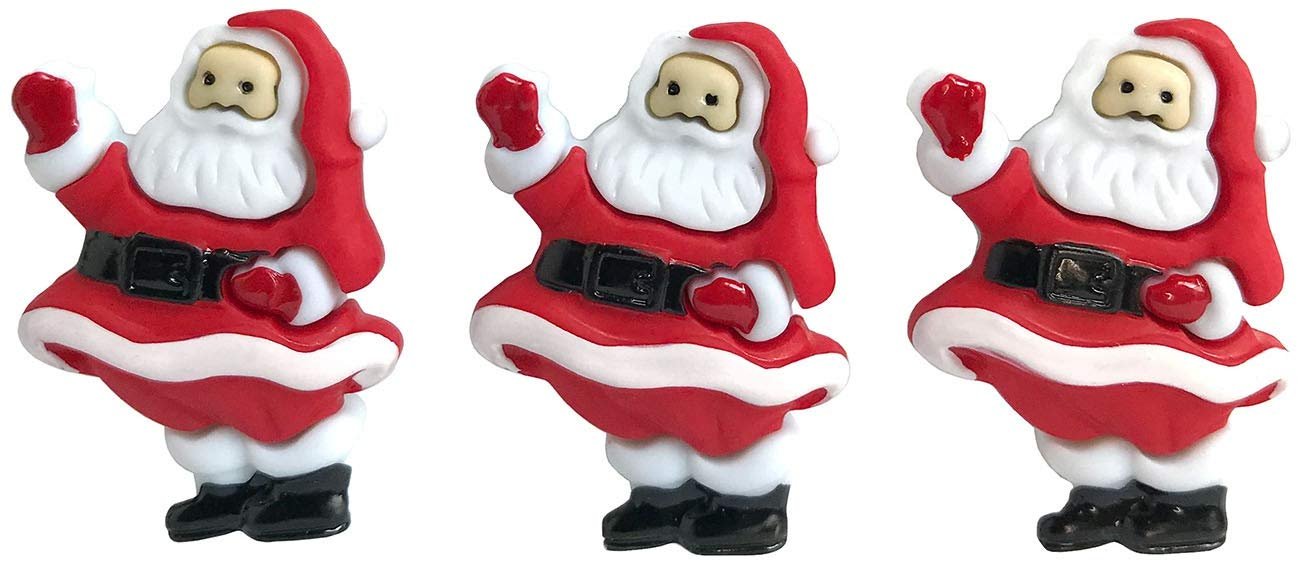Buttons Galore Jolly Saint Nick Themed Buttons 6