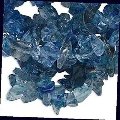 36" Strand Blueberry Quartz Glass 3-6mm Chip Beads for Jewelry Making Bracelets, Necklaces Supplies for DIY Crafts Beadwork