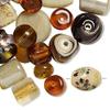 100 Grams Fancy Amber Brown Lampwork Glass 7x4mm-14x11mm Bead MixBeads for Jewelry Making Bracelets, Necklaces Supplies for DIY Crafts Beadwork view 4