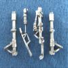 F-86 Sabre Metal Landing Gear for Kenetic, Italeri (1/32 Model kit Accessory) view 1