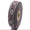 11 Yard Spool 1.37 inches Wide Poudre Geometric Ribbon Geometric Jacquard Trim Craft Supplies Vintage Trim Jacquard Ribbon 35975 view 2