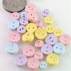100 Acrylic Pastel Color Mini 5-8mm Button Mix Beads for Jewelry Making Bracelets, Necklaces Supplies for DIY Crafts Beadwork view 2