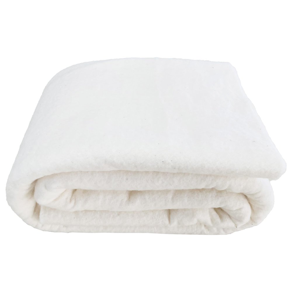 Vuwuma 96 x 96 Inch Natural Cotton Quilt Batting for Quilting Fabric Sewing Queen