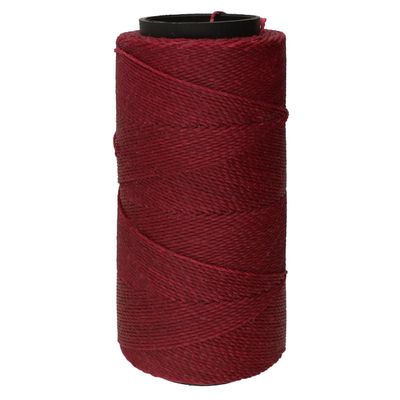 The Beadsmith Knot It Waxed Polyester Cord Raspberry Color 0.7mm Diameter Light Wax, 144 Meters (472 Feet) Per Spool Make Jewelry, Macrame, Friendship Bracelets and DIY Crafts