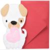 Hallmark Valentine's Day Dog w/ Heart Card view 1