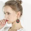 4 Sets of Embroidery Beginner Kit Embroidered Stitching Pendants Hand Sewing Necklace Earrings Pendants for Art Crafts Sewing and Hanging view 2