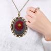 4 Sets of Embroidery Beginner Kit Embroidered Stitching Pendants Hand Sewing Necklace Earrings Pendants for Art Crafts Sewing and Hanging view 3