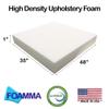 FOAMMA 1" x 35" x 48" High Density Upholstery Foam Cushion (Seat Replacement, Upholstery Sheet, Foam Padding) Made in USA view 2
