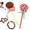 100 pcs 29.5cm(11.6inch) Christmas Striped Chenille Stems Pipe Cleaners,Pipe Cleaners Tinsel Chenille Stems for Creative Craft DIY Art Supplies Retro Christmas Candy Cane Crafting Projects view 4