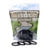 Country Brook Design - 1 1/4 Inch Black Powder Coated Welded Heavy O-Rings (Pack of 50) view 1