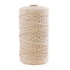 Macrame Cotton Cord 4mm X 109 Yards, Natural Beige Twine String Cotton Rope Craft Cord for DIY Crafts Knitting Wall Hanging, Plant Hangers, Pet Toys, Decorative Projects (4mm X 109 Yards) view 1