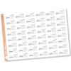 Clean The Shower Icon Script Planner Stickers, F2 (E-135) view 1