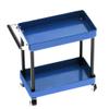 VGEBY Tools Trolley Kit, 2 Tier Tools Storage Trolley Mobile Workshop Garage Repair RC Accessories for 1/8 1/10 1/12 1/16 Scale Model Large Size(Blue) Hobby 1/16 Parts view 1