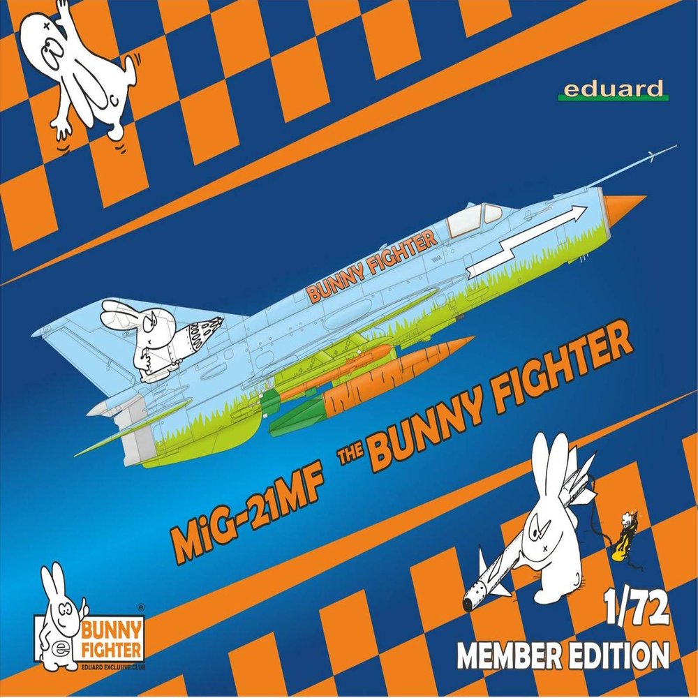 Eduard EDUBFC094 1/72 Limited Edition MiG-21MF Bunny Fighter Plastic Model