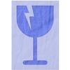 Stencil Stop Fragile Symbol Stencil - Reusable for DIY Projects, Painting, Drawing, Crafts - 14 Mil Mylar Plastic (15 x 24 inches) view 1